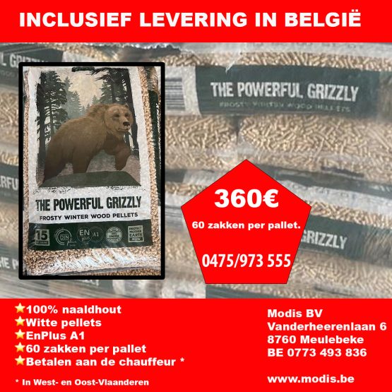 houtpellets geleverd grizzly