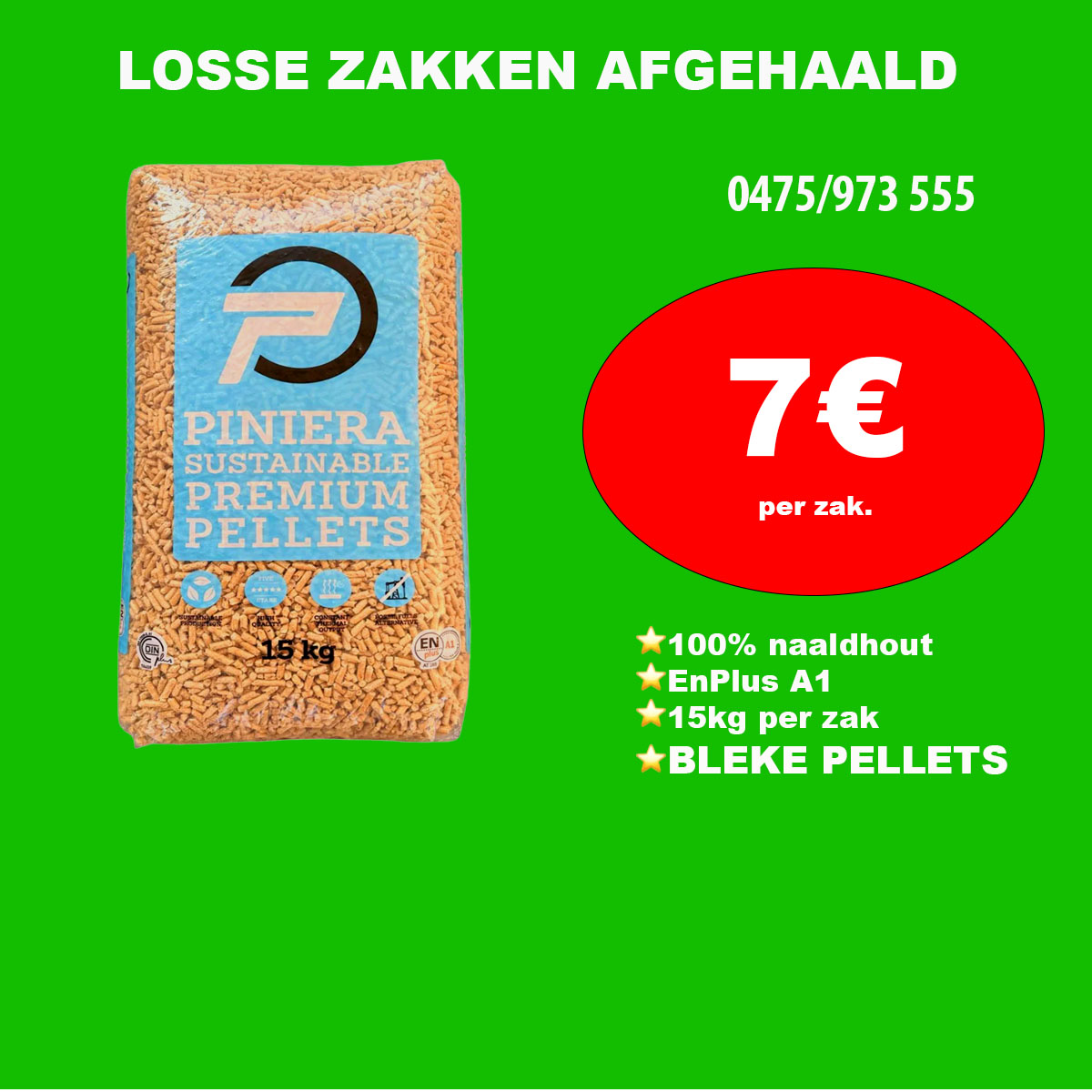 Koop hoogwaardige piniera houtpellets voor uw pelletkachel of centrale verwarming